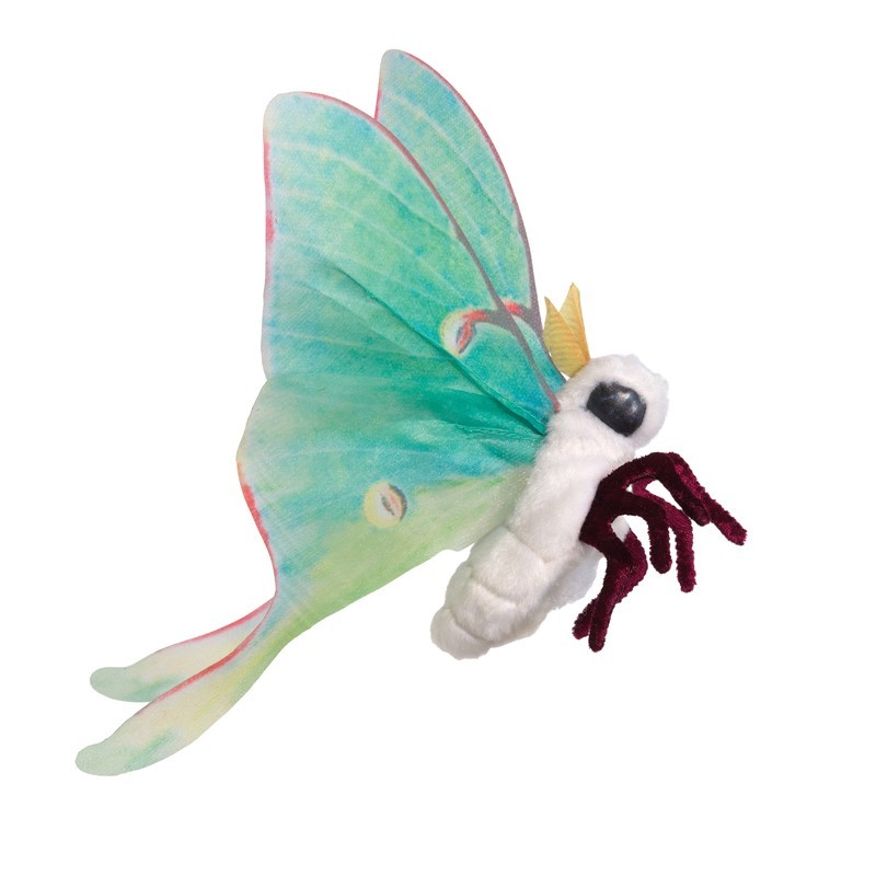 Mini Luna Moth Finger Puppet | Twig & Squirrel's Wild Goods - Saskatoon ...